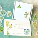 BGM Deco Sticker Coffee Space Moonlit Sky In Twilight