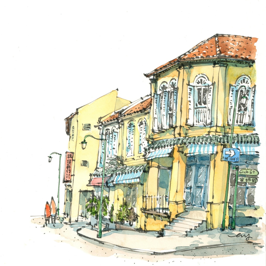 OVJ 100% Cotton Hot Press Watercolor Paper 300gsm 11cm x 21cm x 12 By SPD