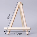 OVJ Pine Display Table Easel 18cm x 24cm
