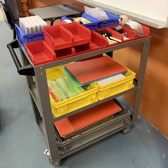 OVJ Mobile Trolley 720mm x 420mm x 880mm