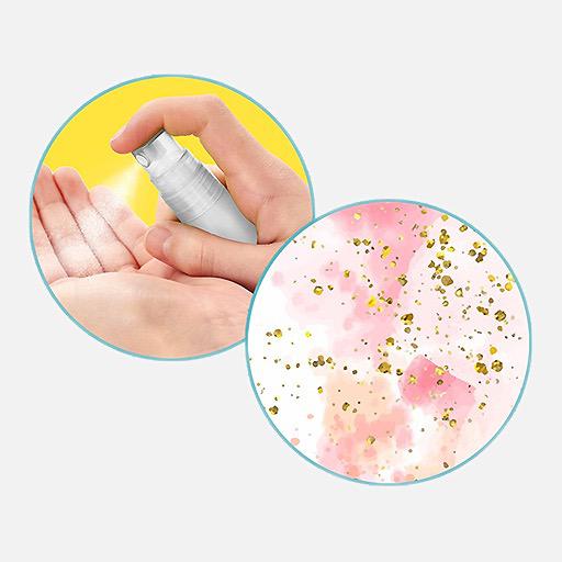 CRAFT MEDLEY Ultra Fine Mist Sprayer Plastic Bottle 5ml x 2