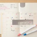 MIDORI Clip Ruler Silver A