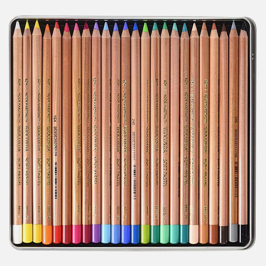 KOH-I-NOOR Gioconda Soft Pastel Pencil Set x 24