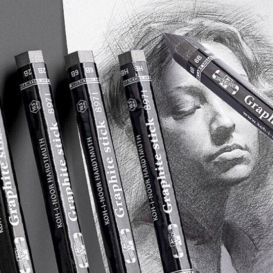 KOH-I-NOOR Graphite Stick 6B