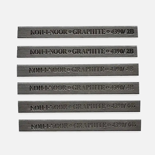 KOH-I-NOOR Graphite Block Set x 6