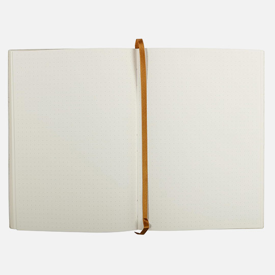 CLAIREFONTAINE Flying Spirit Leather Dot Notebook 90gsm A5 x 90 White