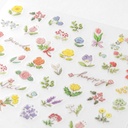MIDORI Floral Sticker Collection