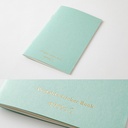 MIDORI Sticker Book With Pocket Light Blue
