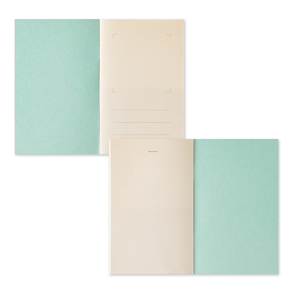 MIDORI Sticker Book With Pocket Light Blue