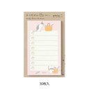 MIDORI Sticky Notes To Do List Cat Basket