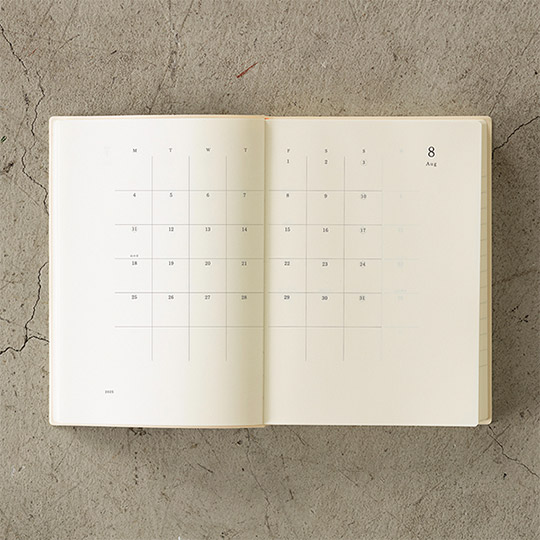 MIDORI MD Notebook Diary 2026 A5 1 Day 1 Page