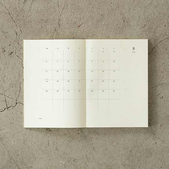 MIDORI MD Notebook Diary 2026 A6
