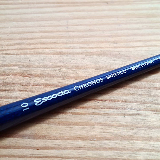 ESCODA Chronos Mix Synthetic Toray Rigger Brush 4