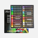 MUNGYO Gallery Oil Pastel Metallic & Fluorescent Set x 24