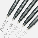 PENTEL Pointliner Drawing Pen Set x 5