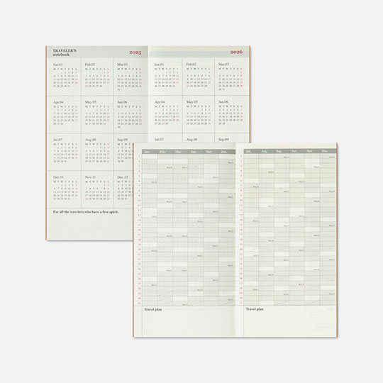 TRAVELER'S Notebook 2026 Monthly Diary