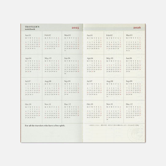 TRAVELER'S Notebook 2026 Weekly + Memo Diary