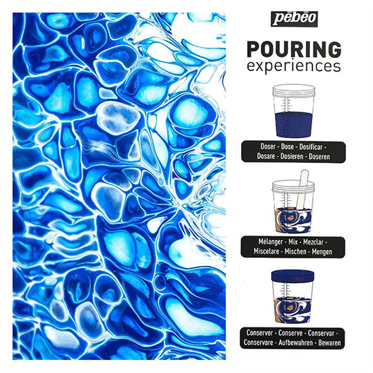PEBEO Pouring Experiences Measuring Cup 120ml x 5