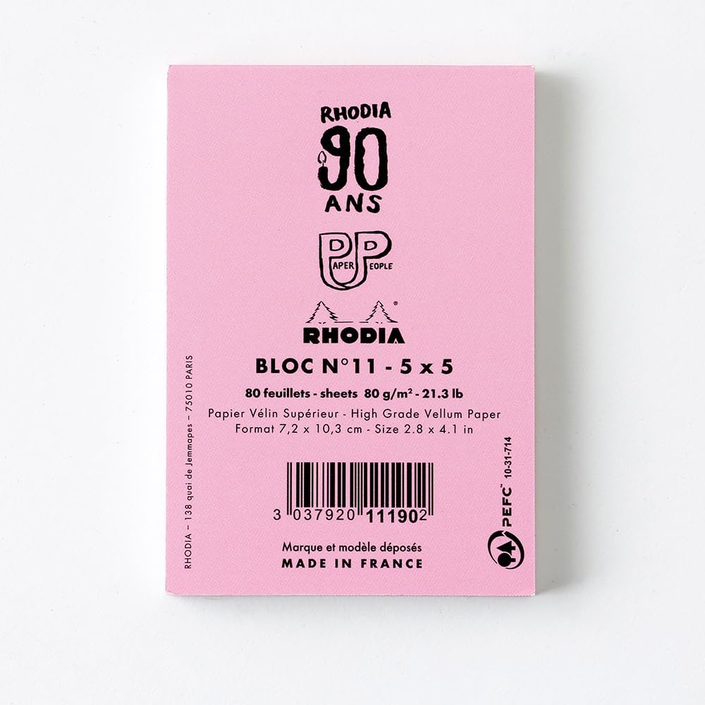 RHODIA 90th Anniversary Jean Jullien Stapled Notepad N°13