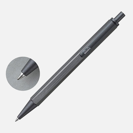 RHODIA Script Ball Pen 0.7mm Titanium