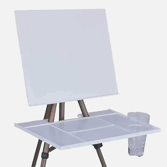 MEEDEN Aluminium Field Easel (Plastic Palette Included)