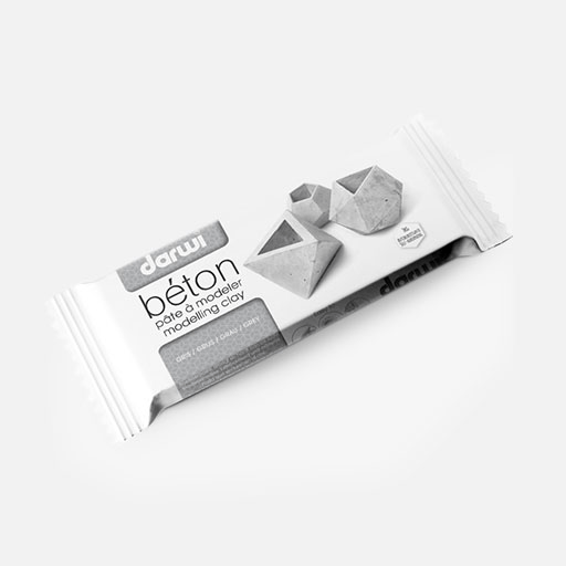 DARWI Concrete Grey Air Dry Modelling Clay 500g