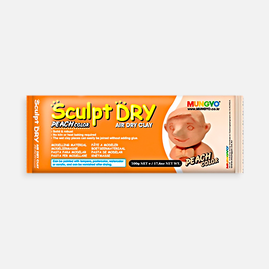 MUNGYO Sculpt Air Dry Clay 500g Peach