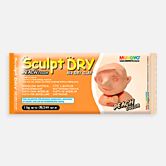 MUNGYO Sculpt Air Dry Clay 1000g Peach