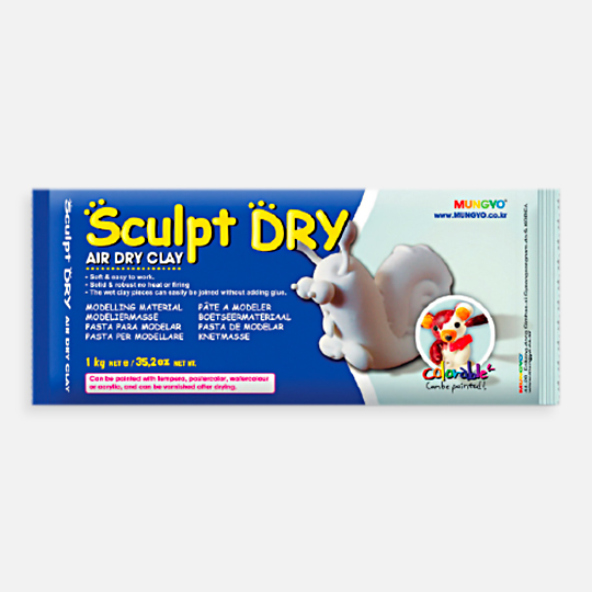 MUNGYO Sculpt Air Dry Clay 1000g White