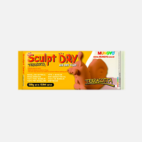 MUNGYO Sculpt Air Dry Clay 250g Terracotta