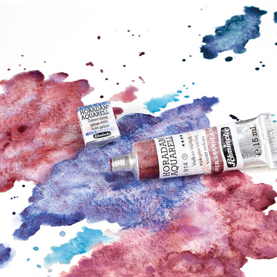 SCHMINCKE Horadam Granulating Watercolor 5ml Volcano Violet