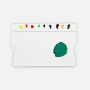 MIJELLO Acrylic Paint Palette B (Easy Clean)
