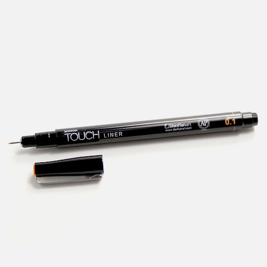 SHINHAN Touch Liner Colored Drawing Pen 0.1mm Orange
