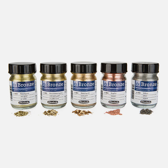 SCHMINCKE Oil Bronze 50ml Pale Gold