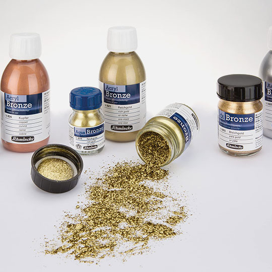 SCHMINCKE Oil Bronze 50ml Silver