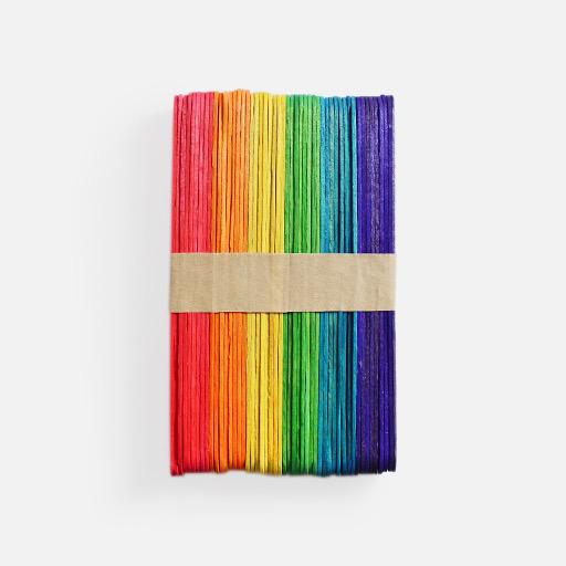 OVJ Color Wooden Craft Stick x 50