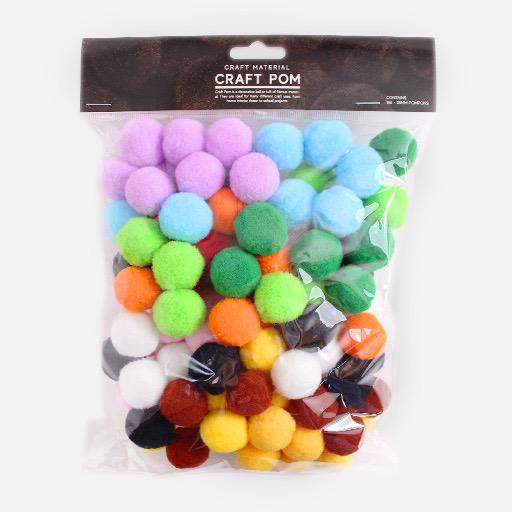 OVJ Craft Pom 25mm Set x 100