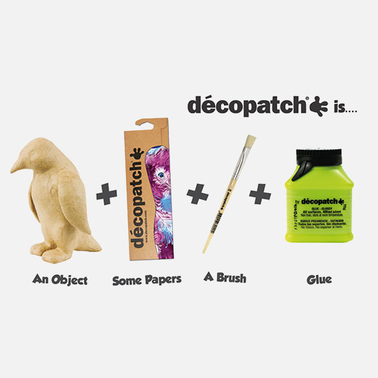 DECOPATCH Paperpatch Glossy Glue 600g