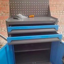 OVJ Maker Space Mobile Metal Workstation (H)1350mm x (W)420mm x (L)720mm