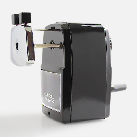 CARL Angel-5 Rotary Pencil Sharpener Black