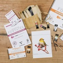 CLAIREFONTAINE Extra White Fontaine Cold Pressed 300gsm 10cm x 15cm x 15