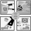 GRAFIX Shrink Plastic A4 White