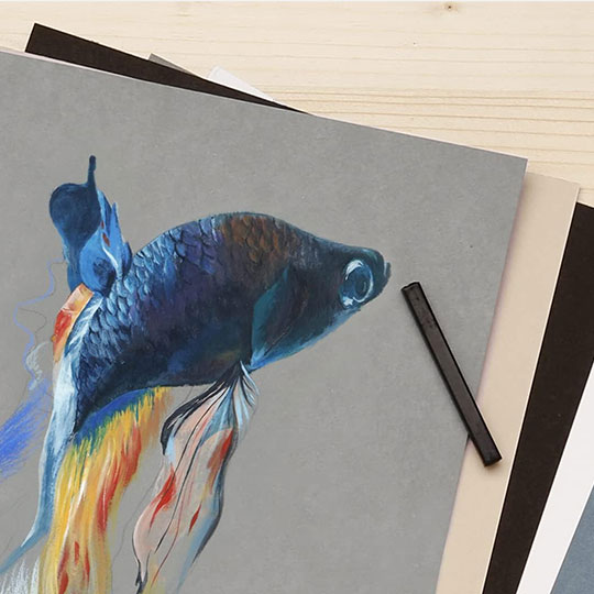 CLAIREFONTAINE Paint On Mix 6 Media Paper Pad 250gsm A4 x 24