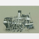 CLAIREFONTAINE Paint On Grey Green Mix Media Paper Pad 250gsm A4 x 30