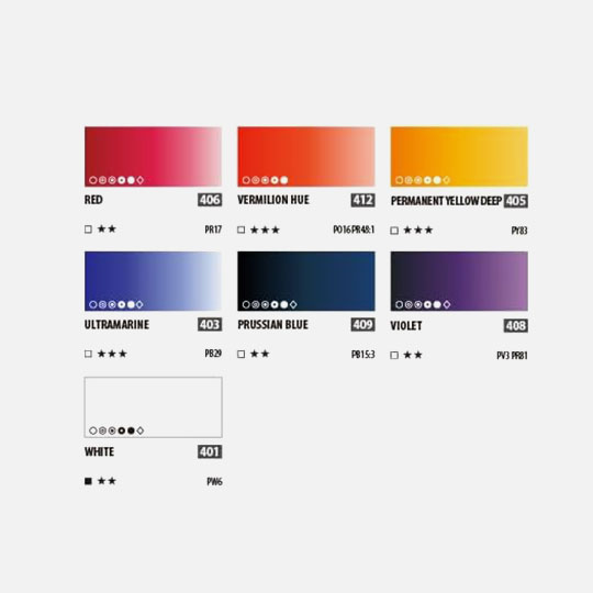 SHINHAN Professional Watercolor 7.5ml Set x 13