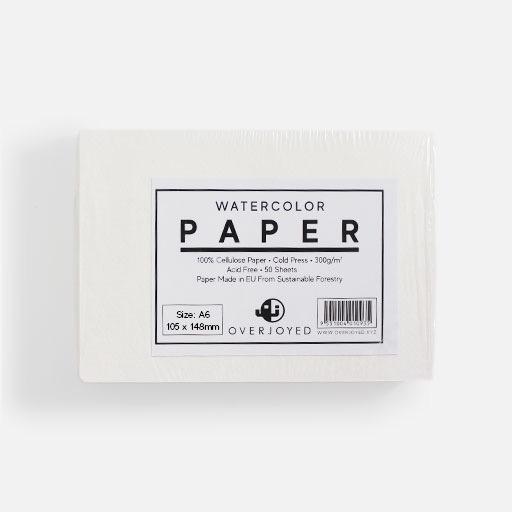 OVJ Hollandse Cold Press Watercolor Paper 300gsm A6 x 50