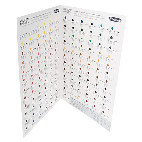 SCHMINCKE Horadam Watercolor 140-Color Dot Card