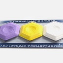 KOH-I-NOOR Hexagonal Eraser Set x 3