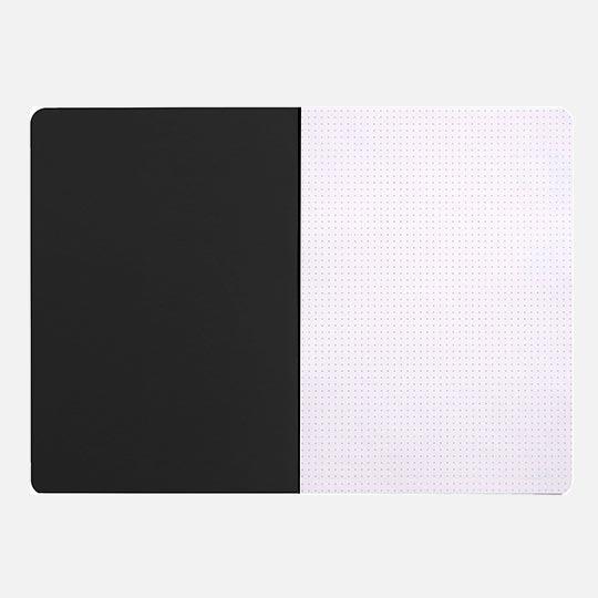 RHODIA Classic Dot Stapled Notebook 80gsm A4 x 24 Black