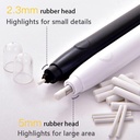 DELI Electric Eraser White